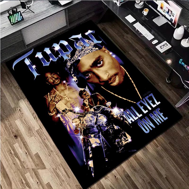 Rug Tupac Carpet Office Decorative Carpet For Living Room Bedroom Door Mat Floor Rug Computer Chair Area Rug