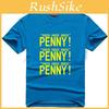 Fashion The Big Bang Theory Funny "penny" Print Sweethearts O-neck T-shirts Premium Quality