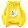 Kids Girls Hoodie Elfie Cartoon Super Elf & Winged Fairy Graphic Sweatshirt Floral Mushroom Circle Print  Casual Pullover Children Autumn Outfit