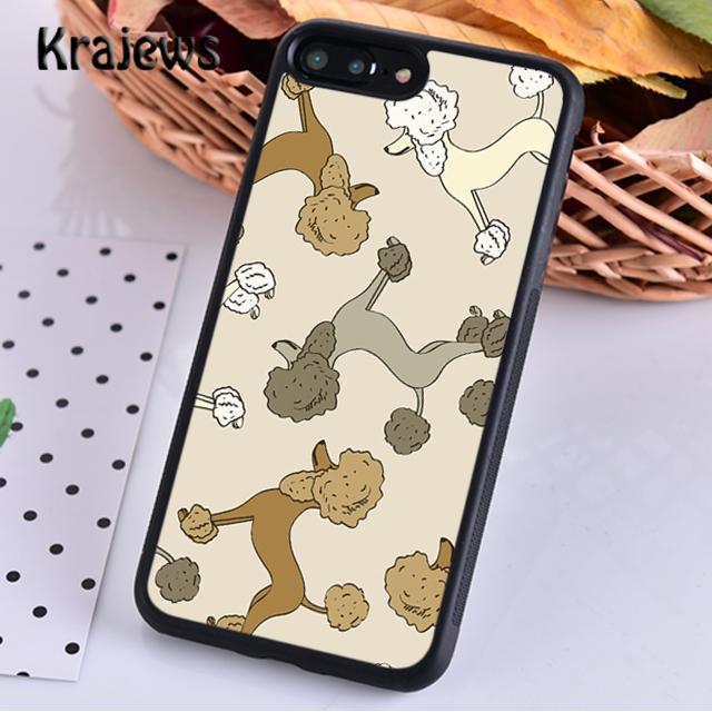 

Krajews Funny Poodle Design Phone Case Cover For iPhone 17 Air 16 15 14 plus 12 13 pro max coque Shell Fundas iPhone 14pro max