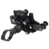 Motorcycle Phone Mount for Handlebar Aluminum Alloy Silicone 5 Claw Shockproof Rotating Adjustable
