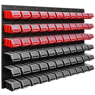 Workshop Tool Board 117x78 Cm + 66 Trays