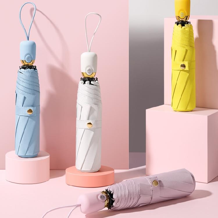 Strong Wind Resistant 3 Folding Automatic Umbrella Men Parasol Women Rain 8 Ribs