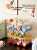 Large Capacity Cup Holder Home Living Room Cabinet Multi-layer Space Insulated Cup Cupboard Desktop Storage Rack