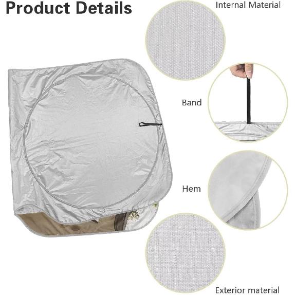 Fashion Cat Car Window Shades Foldable Car Windshield Sunshades Automotive Windshield Sunshades Keep Cool UV Rays Protection for Most Sedan Truck Van