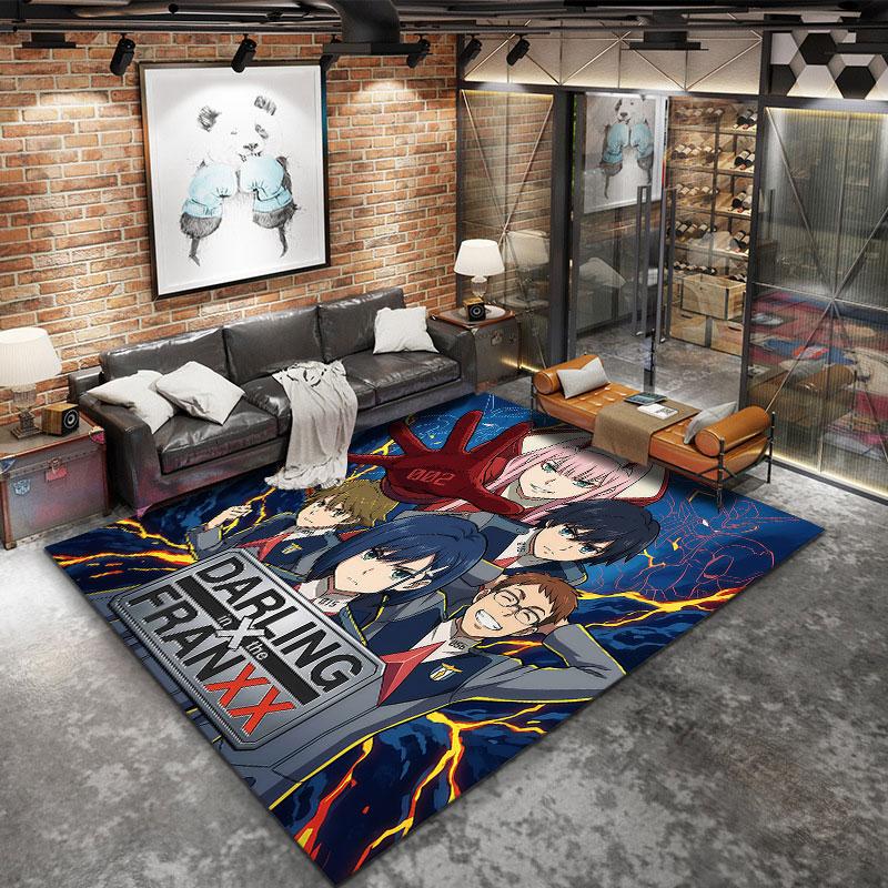 Franxx Carpet Rug For Living Room Bedroom Home Sofa Decoration Kids Play Nonslip Floor Mat