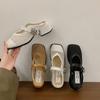 Beautiful Casual Platform Slippers 22 New Temperament High Heel Half Slippers