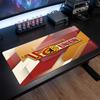 Union Berlin FC Theme Pattern Mouse Pad, Soccer Logo Design XXL Gaming Desk Mat Non-Slip Computer Mouse Pad