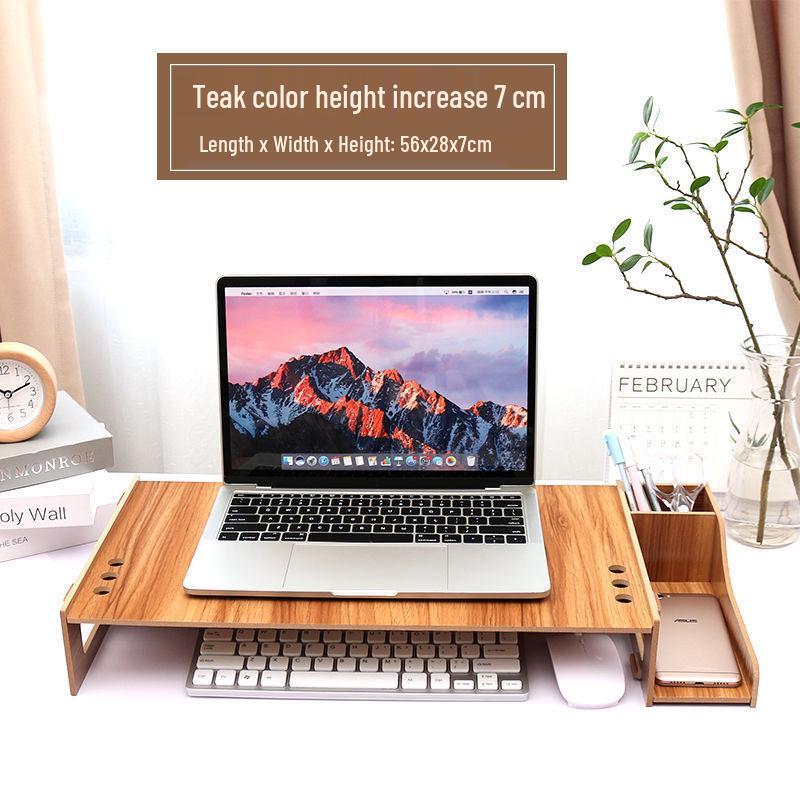 Ergonomic Laptop Cooling Stand with Storage