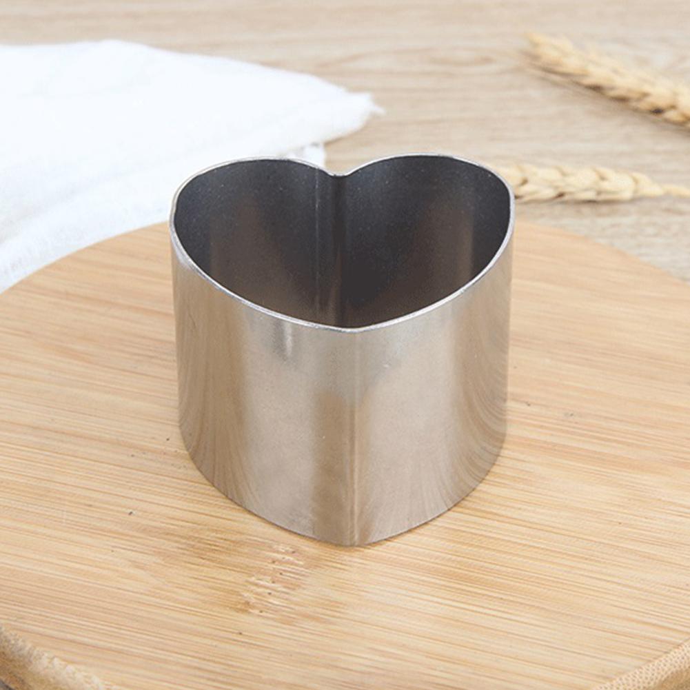 Stainless Steel Mousse Ring Cake Mold Baking Cake Decorating Tools Love Heart#0