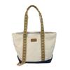 Canvas Bag Women's Bag Large-capacity Shoulder Bag New Contrasting Color Bag Simple