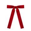20 Stück Schlanke Samt-Weihnachtsschleifen Vintage DIY Weihnachtsbaumschmuck Band Schleife mit Kabelbinder Geschenkverpackungsschleifen Hochzeit