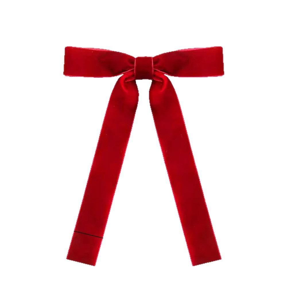 20 Stück Schlanke Samt-Weihnachtsschleifen Vintage DIY Weihnachtsbaumschmuck Band Schleife mit Kabelbinder Geschenkverpackungsschleifen Hochzeit