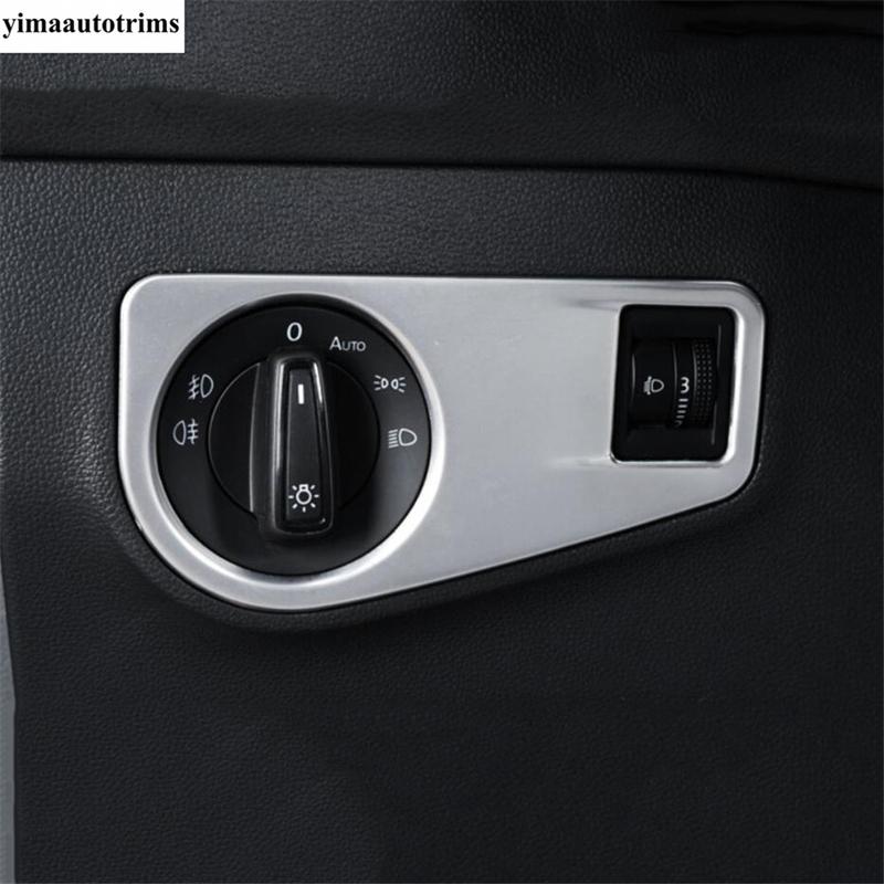 AC Air Window Lift Head Light Lamp Gear Panel Rest Pedal Cover Trim Accessories For VW Volkswagen Atlas / Teramont 2017 -