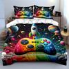 Gaming Rocket Universe Bedding Bedding Duvet Cover Set Duvet Cover Pillowcases (1 * Duvet Cover 2 * Pillowcases, without duvet insert)