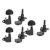 Guitar Machine Head Tuner Metal Semicircle Totally Sealed Guitar Tuning Pegs for Replacement 3L3R