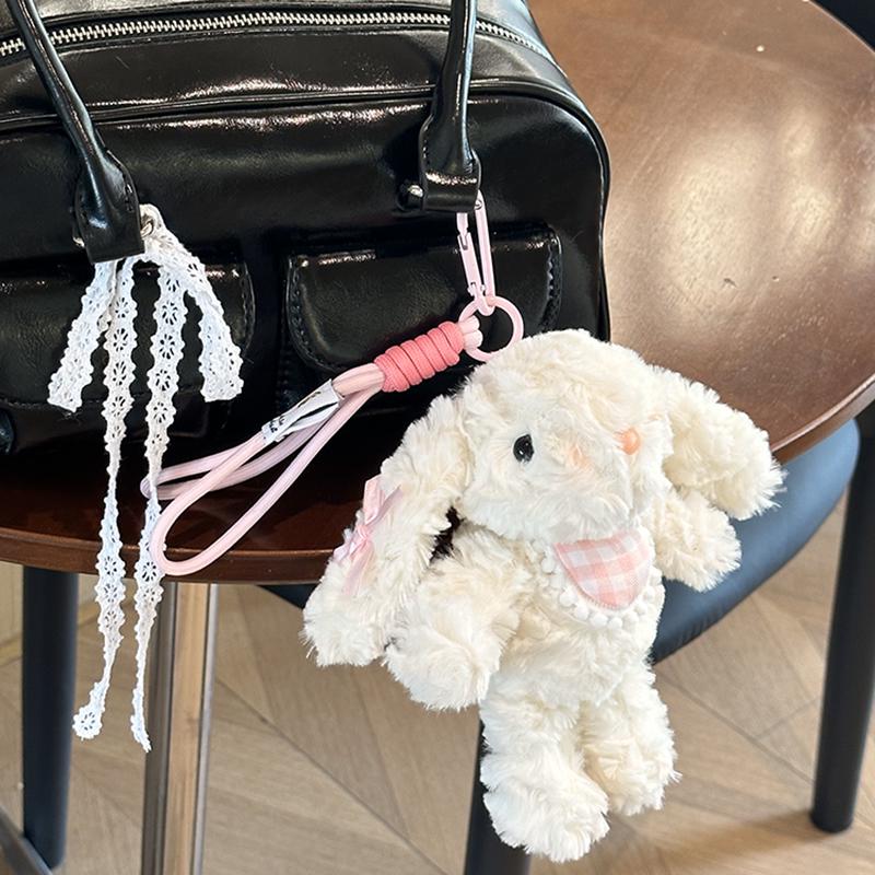 Original Lop-Eared Rabbit Plush Keychain - Cute Gift for Girls
