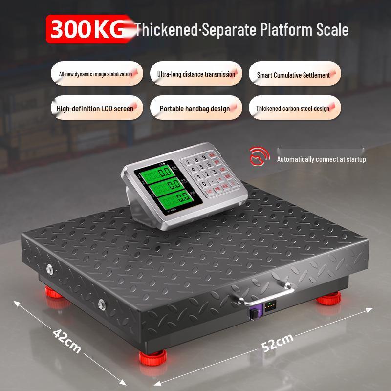 2025 High-Precision 300kg Commercial Electronic Bench Scale for Household & Street Vendor Use