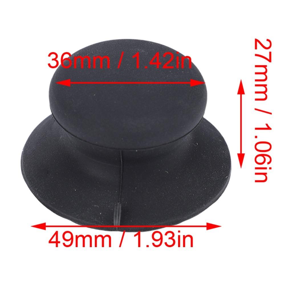 Non Slip Silicone Handle Anti Scald Suction Cup Knob Durable Pot Cover Knob  Kitchen Use