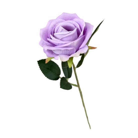 Rose Flower for Flower Arrangement Realistic Long Stem Fake Silk Rose