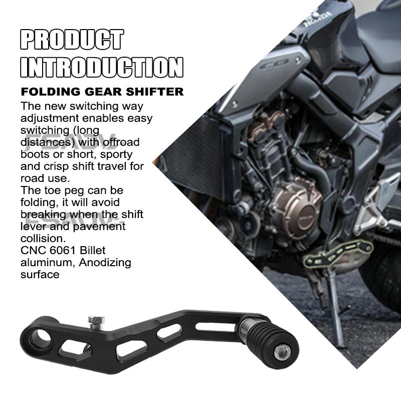 Adjustable Folding Gear Shifter Shift Pedal Lever For Honda CB650R CB 650R CB650 R 2018-2023 2021 2022 Motorcycle Accessories
