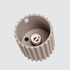 Plafon Aura 1 Gu10 Taupe Alu Sollux Sl.1814