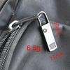 6 Detachable Zip Fixer Replacement Zipper Tags Repair , Universal Puller Set