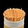 100Pcs Eco-Friendly Environmentally Straws 20cm Degradable Straws Wheat Drinking Straws  Drinkware