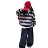 Zweiteiliges Set für Mädchen: Gestreifter Pullover & Dicke Hose - Trendige Herbst/Winter 2025 Kollektion