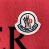 Moncler Red Cotton Logo T-shirt Tops S RedUsed