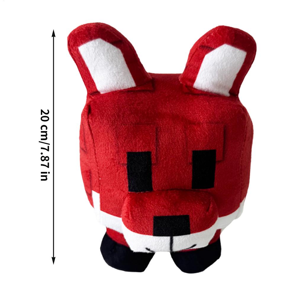 

Planting Garden Plush Toy Raccoon Red Fox Brown Animal Doll Baby Figure Pillow Long-Lasting Collectible for Girl красный