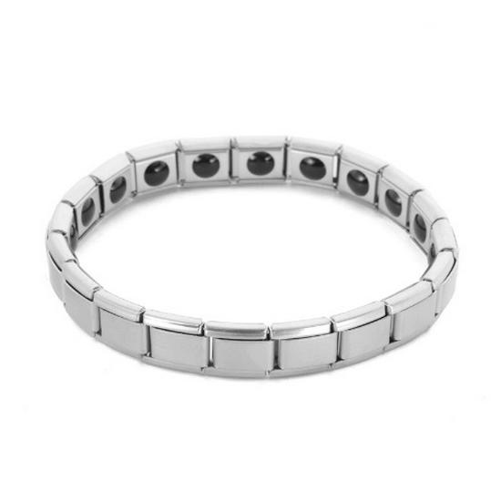 Beliebtes modulares Titanstahlarmband - Stilvolles DIY-Accessoire für Jugendpartys