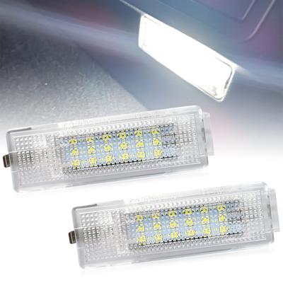 2 Pezzi Bianco 18 LED SMD Luce Interna Lampada Bagagliaio Canbus Per VW GOLF 5/6/7 MK5 Mk6 MK7 V/VI/VII Jetta Passat Touran CANBUS