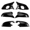 For BMW 1 2 3 4 X Series F20 F21 F22 F23 F30 F35 F34 F32 F33 F36 E84 I3 F87 M2 Rearview Mirror Cover Caps-Black Color
