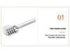 304 Stainless Steel Honey Stirrer with Beaded Handle
