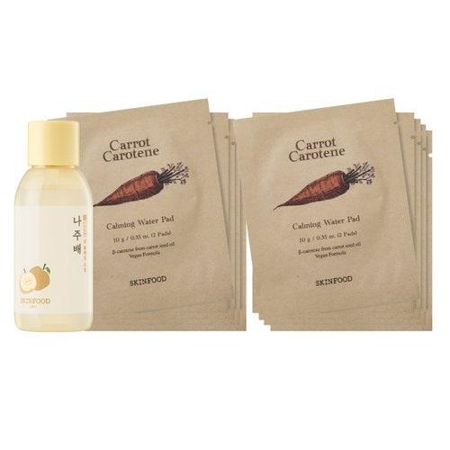 

Skinfood Naju Pear Deep Cleansing Oil 55 мл + 5 морковных подушечек в наборе
