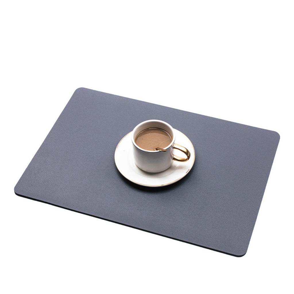 PU Leather Placemat Multipurpose Non-Slip Heat Resistant Table Mat For Home