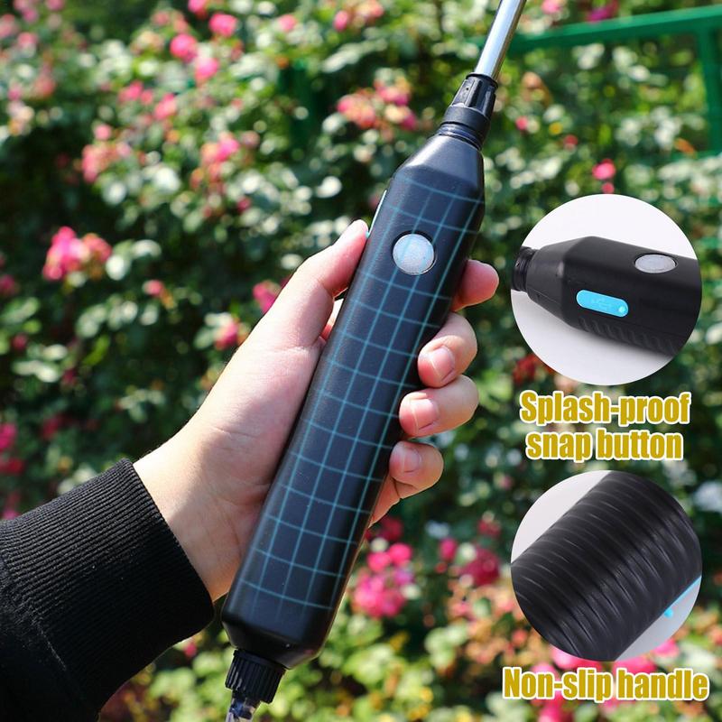 Garden Watering Spray Gun USB Automatic Electric Sprayer Nozzle Sprinkler Garden Plant Mister Watering Spray Irrigation Tool