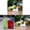 Pvc Horse Model Miniature Figure Set With Three Poses For Home Decor And Collectors