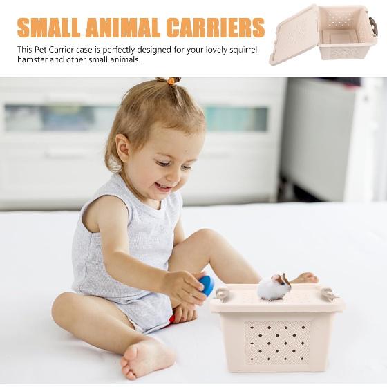 Box Hamster Transport Box Storage Bins Hamster Cage Guinea Pigs Cages Guinea Pig Case Bird Carrier Small Animal Carriers Hamster Carrier Case Rat