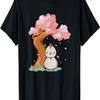 Cute Kawaii Chicken and Sakura Cherry Blossom Tree T-Shirt