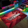 Union Berlin FC Design Crystal Velvet Carpet Cozy Non?Slip Printed Rug For Bedroom Living Room Entrance