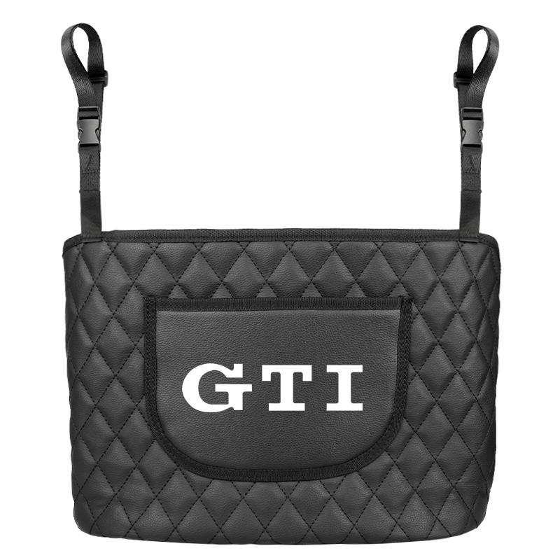 Car Seat Backrest Storage Stowing Tidying Pocket For VW GTI Polo Golf Passat MK6 MK7 Jetta Tiguan Arteon CC Taigo T-ROC Hub Cap