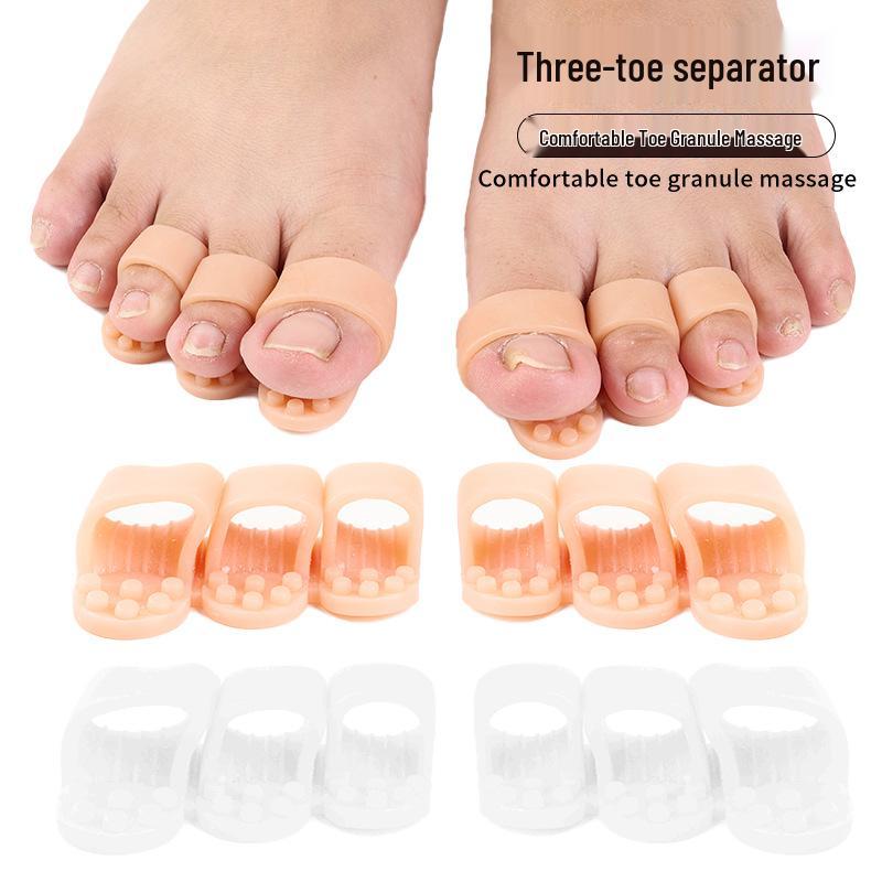 Silicone Adjustable Toe Separator & Corrector for Overlapping Hammer Toe