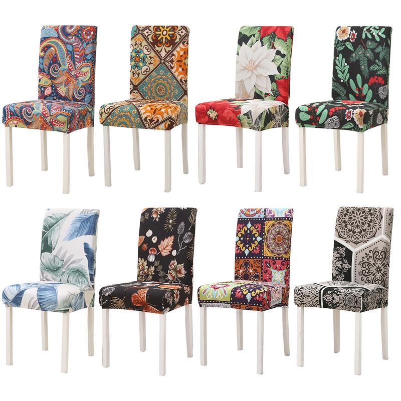 Dining Chair Slipcover,High Stretch Removable Washable Chair Seat Protector Cover for Home Party Kitchen Hotel Wedding Ceremony