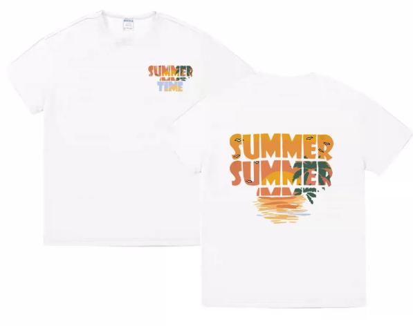 Modisches kurzärmeliges T-Shirt für Damen und woDamen Boyfriend-Stil Rundhals Pullover vielseitiges Damen Top Sommerkollektion