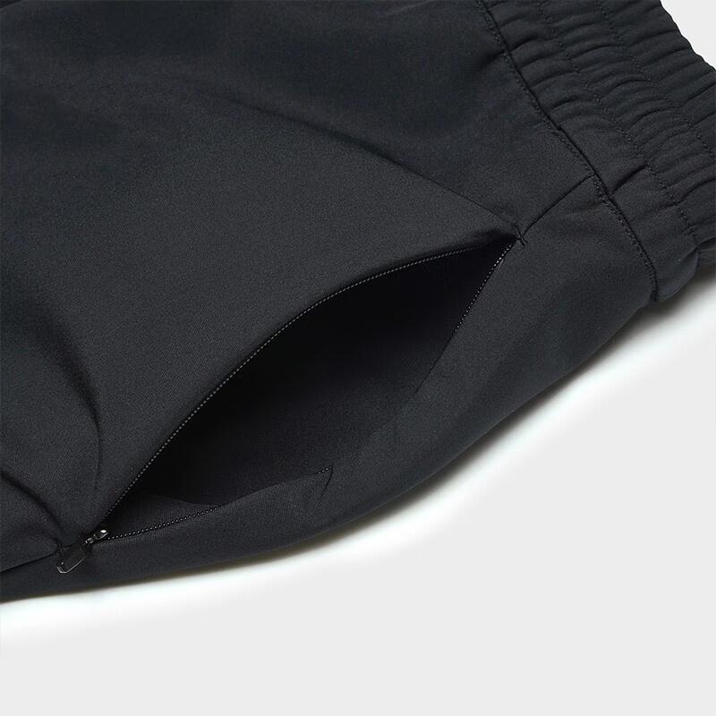 FILA Fitness Series Solid Color Mid-Rise Straight-Leg Sports Pants Men Pants Deep-Black A11M341809F-BK