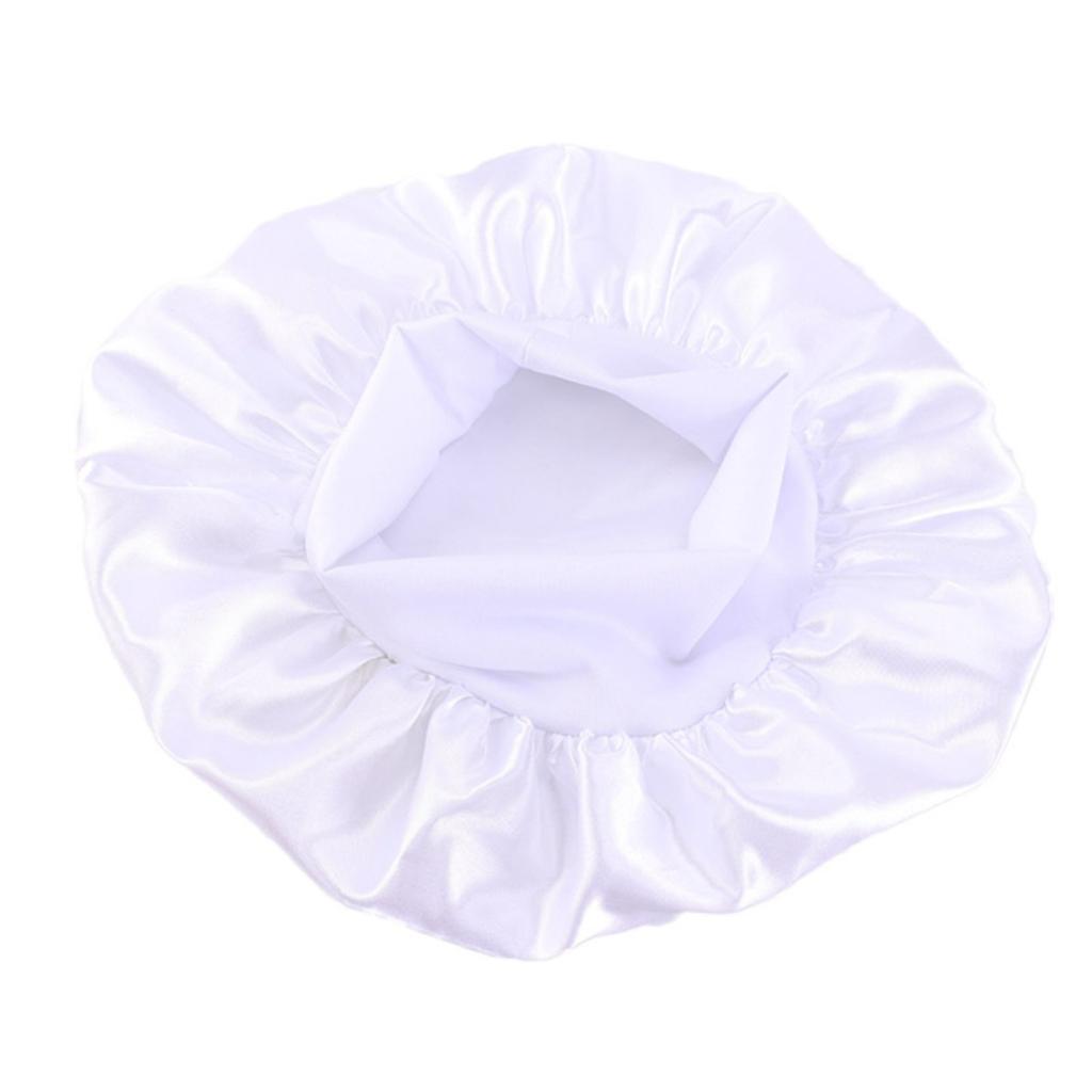 Children's candy-colored elastic headband round hat, nightcap, comfortable and breathable baby hair care hat, shower cap K-21