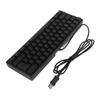Mechanical Keyboard 61 Keys RGB Backlight Ultra Thin Portable Wired Keyboard for Homes Office School Travel