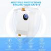 Tankless Water Heater Electric 110V, 3000W Under Sink Instant On Demand Hot Water Heater, Portable Mini Water Heaters with Digital Display for Kitchen